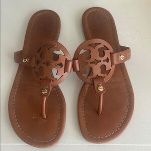 Tory Burch tan sandals, size 8